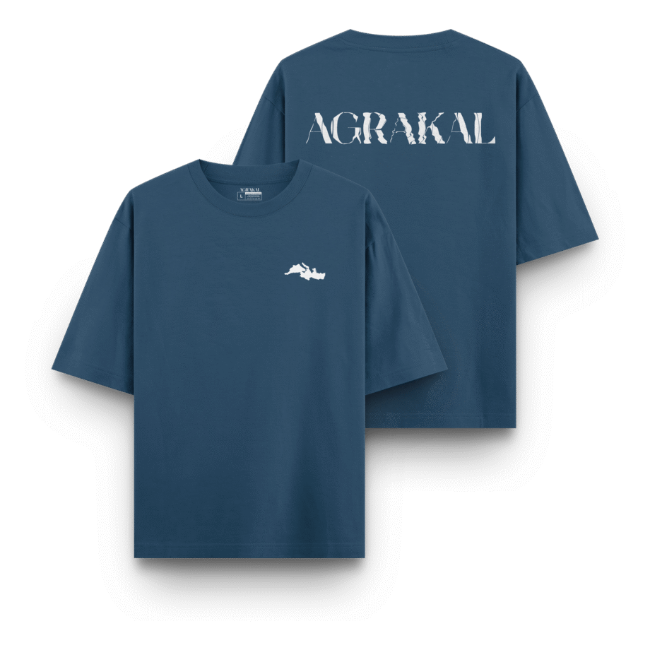 T-SHIRT AGRAKAL BLEU